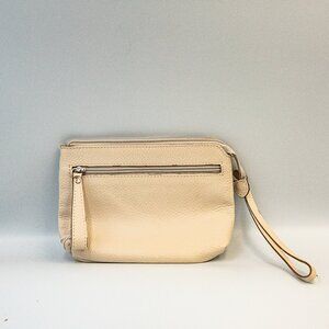 Valentina Clutch wristlet Leather Made in Italy